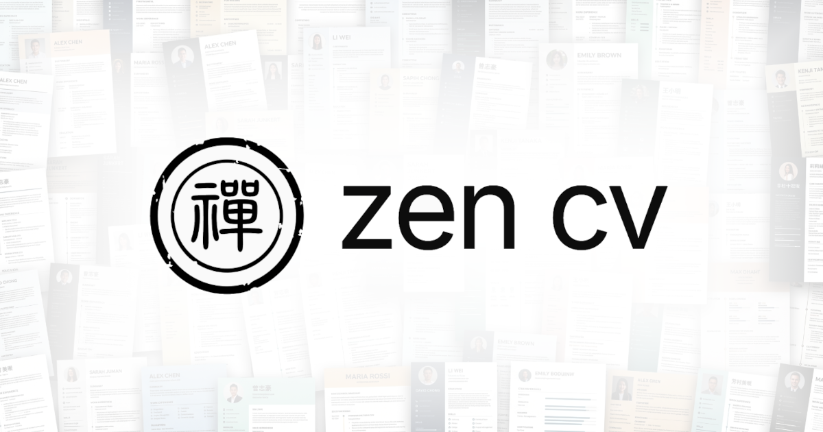 ZenCV.ai preview
